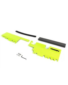 Perrin 15-21 WRX/STI Radiator Shroud (With OEM Intake Scoop) - Neon Yellow - PSP-ENG-512-4NY