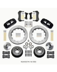 Wilwood AERO6 Front Hub Kit 15.00 67-69 Camaro 64-72 Nova Chevelle - 140-15053