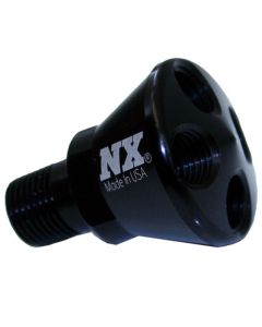 Nitrous Express 4 Port Micro Showerhead Distribution Block - Black - 15010B