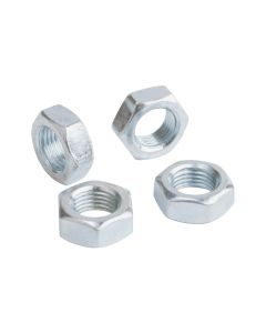 QA1 Jam Nut - 1/4-28 Left Hand - 7/16in Hex 5/32in Wide - Steel - JNL4S