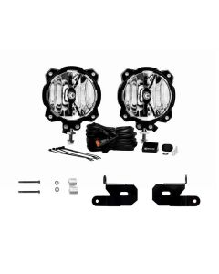 KC HiLiTES 18-23 Jeep JL/JT/4xe 6in Pro6 Gravity LED Pillar Mount 2-Light Sys (20W Spot Beam) - 97111