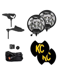 KC HiLiTES Jeep 392/Mojave SlimLite LED 2-Light Sys Ditch Light Kit - 97167