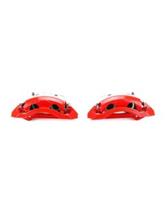 Power Stop 00-02 Dodge Ram 2500 Front Red Calipers w/Brackets - Pair - S4746