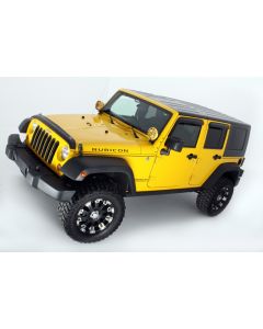 AVS 07-18 Jeep Wrangler Unlimited Ventvisor Outside Mount Window Deflectors 4pc - Smoke - 94249