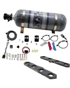 Nitrous Express Chrysler/Dodge 5.7L/6.1/L6.4L Hemi Direct Port Plate System w/12lb Bottle - 20958-12