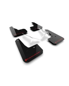 Rally Armor 23-24 Acura Integra + Integra A-Spec Black UR Mud Flap W/Red Logo (No Drilling Req.) - RALL-MF109-UR-BLK-RD