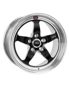 Weld S71 18x11.5 / 5x4.75 BP / 5.1in. BS Black Wheel (High Pad) - Non-Beadlock - 71HB8115B51A