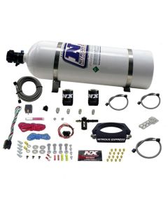 Nitrous Express 2014+ Chevrolet Corvette C7 Nitrous Plate Kit (50-300HP) w/15lb Bottle - 20938-15