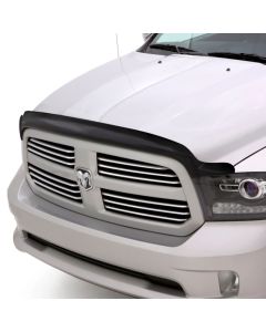 AVS 09-18 Dodge RAM 1500 (Excl. Rebel Models) High Profile Bugflector II Hood Shield - Smoke - 25045