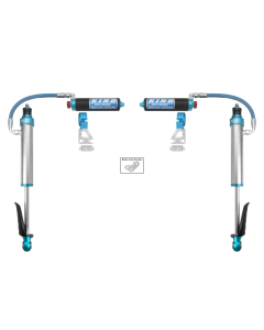 King Shocks 2024+ Toyota Tacoma 2.5 Dia Remote Reservoir Shock w/Adjuster (Pair) - Rear - 25001-409A
