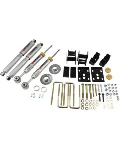 Belltech +1 to -3inch Front 4inch Rear Lowering Kit w/ SP Shocks Ford F150 Ext/Quad Cab Short Bed 2009-2013- BELL-983SP