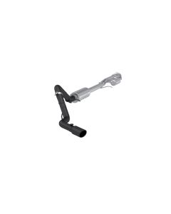 MBRP Armor BLK Black Coated Aluminized Steel 3 Inch CatBack Single Side 4 Inch Black Tip GM 1500 Sil - S5019BLK