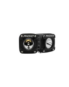 Rigid Industries Revolve Pod w/Amber Trim Ring - Pair - 491613