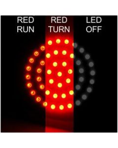 Letric Lighting Bullet Style Swtchbcks Red/Red - LLC-B7SRR