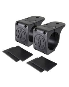 KC HiLiTES Universal Tube Clamp Light Mount Bracket Set / 1.75in. to 2in. Bar (Pair) - 73071