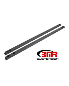 BMR 15-17 S550 Mustang Super Low Profile Chassis Jacking Rails - Black Hammertone - CJR002H