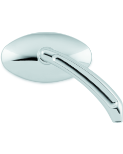 Bikers Choice 65-Up Chrome Oval Mirrors 65-Up Custom Pair - 488747