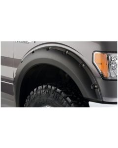 Bushwacker 11-16 Ford F-250 Super Duty Pocket Style Flares 2pc - Black - 20083-02