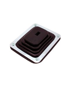 Spectre Shift Boot (Small) - Black Rubber w/Chrome Plated Steel Installation Ring - 6283