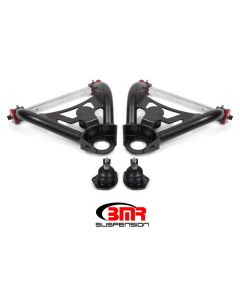 BMR 64-72 A-Body Upper Non-Adj. A-Arms w/ Stock Spindles (Polyurethane) - Black Hammertone - AA017H