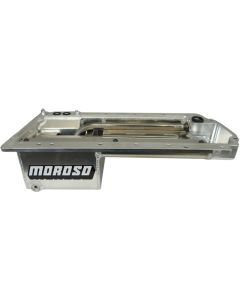 Moroso GM LT Swap (w/Rear Sump & Spin-On Oil Filter Adapter) Wet Sump 5qt 5-7/8in Aluminum Oil Pan - 20155
