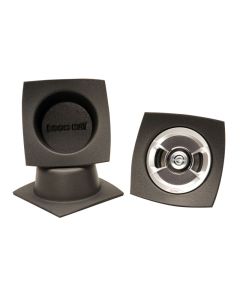 DEI Speaker Baffles 5.25in Round 6.5in Wide 6.5 Height 2.5in Deep Pair - 50321