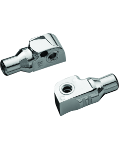 Kuryakyn Tapered Peg Adapter Yamaha Rear Chrome - 8811