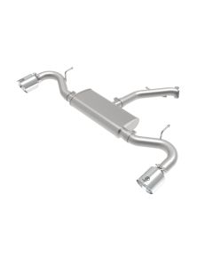 aFe Takeda Series 2.5in 409 SS Axle-Back Exhaust System Polished 18-20 Hyundai Elantra GT L4-1.6L(t) - 49-47016-P