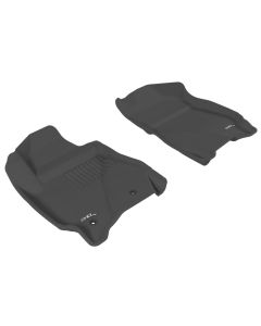 3D MAXpider 2011-2012 Ford/Mazda Escape/Tribute Kagu 1st Row Floormat - Black - L1FR03711509
