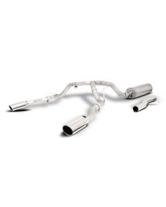 Gibson 21-22 GMC Yukon XL Denali/Suburban 6.2L 2/4wd Cat-Back Dual Split Exhaust - Stainless - 65716