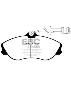 EBC 92-95 Audi 90 2.8 Ultimax2 Front Brake Pads - UD419