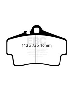 EBC Brakes Greenstuff 2000 Series Sport Pads - DP21208