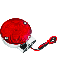 Bikers Choice 86-99 FLT FLST FXRT 2 Fillament Turn Signal Lamp W/Red lens Replaces H-D 68400-86 - 490177