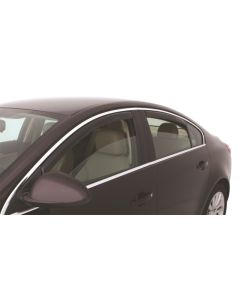 AVS 11-17 Buick Regal Ventvisor In-Channel Front & Rear Window Deflectors 4pc - Smoke - 194275
