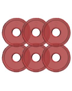 KC HiLiTES Cyclone V2 LED - Replacement Lens - Red - 6-PK - 4413