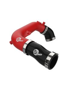 aFe 2024+ Jeep Wrangler JL L4-2.0L (t) BladeRunner 2-1/2in Aluminum Hot Charge Pipe - Red - 46-20778-R