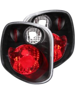 ANZO 2001-2003 Ford F-150 Taillights Black - 211143