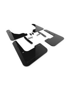 Rally Armor 24-25 Hyundai Elantra Black Mud Flap Metallic Black Logo - MF119-UR-BLK-MBK