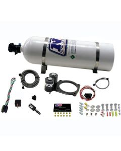 Nitrous Express Dodge Hellcat/Demon Nitrous Plate Kit w/15lb Bottle - 20943-15