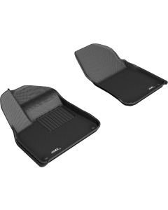 3D MAXpider 2019-2019 Porsche Cayenne Kagu 1st Row Floormat - Black - L1PO01911509