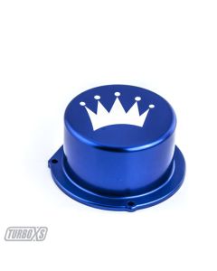 Turbo XS 15-16 Subaru WRX Billet Aluminum Vacuum Pump Cover - Blue - W15-VPC-BLU