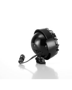 KC HiLiTES Rally 400 4in. Round Halogen Light 55w Spread Beam (Single) - Black - 1490