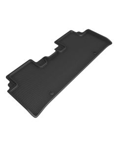 3D MAXpider 2023 Kia EV6 Kagu Black Floor Mat - Row 2 - L1KA07121509