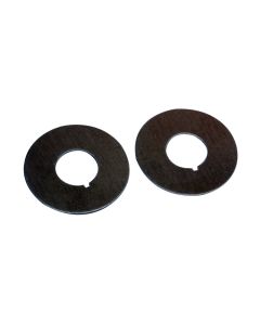 Moroso Belt Guide - 2.5in x .062in - Aluminum - 2 Pack - 23560