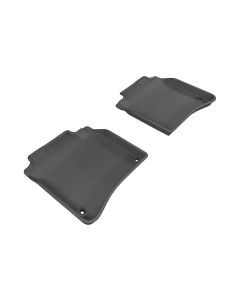 3D MAXpider 2014-2019 Mercedes-Benz S-Class W222 Kagu 2nd Row Floormats - Black - L1MB04621509