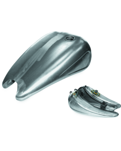 Bikers Choice 95-03 XL Raw 2in Stretched Gas Tank With Indented Sides - 482939
