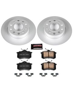 Power Stop 10-13 Audi A3 Rear Z23 Evolution Sport Coated Brake Kit - CRK5671