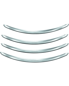 Kuryakyn Rear Fender Accents FLHX & FLTR Models Chrome - 7797