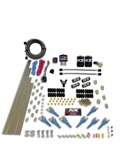 Nitrous Express Pro-Shk/Gas 2 Fuel 1 Supershark Solenoid Nitrous Kit (200-600HP) w/o Bottle - 90206-00
