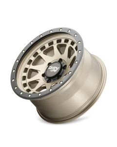 Dirty Life 9311 Enigma Pro 17x9/5x127 BP/-12mm Offset/71.5mm Hub Satin Gold Wheel - Beadlock - 9311-7973MGD12